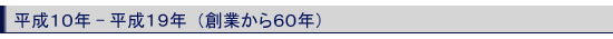 創業から60年